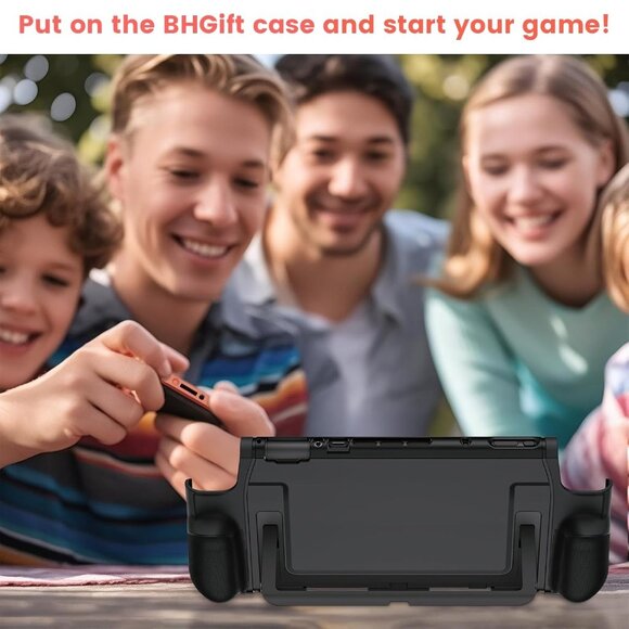 Switch 2 Grip Case (2025) Dockable, Slim Console Hard Cover Gamepad-Style - Picture 7 of 10